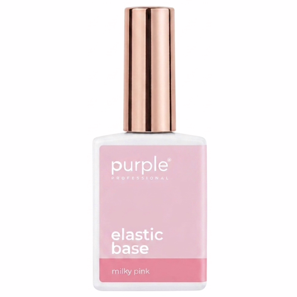 PURPLE Base Elástica Milky Pink 15ml P2504