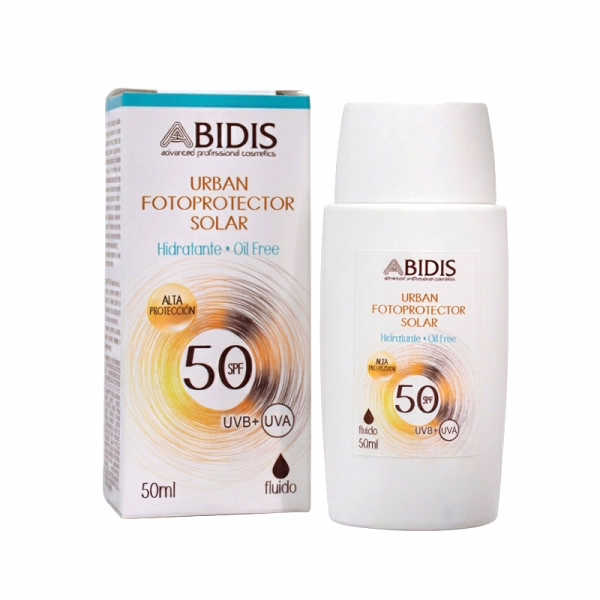 ABIDIS Protector Solar Urban SPF50 Oil-Free Antipolución 50ml