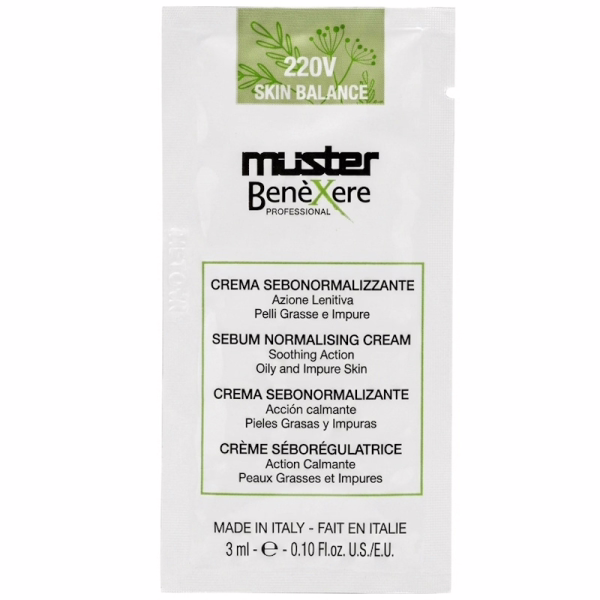 MUSTER BENEXERE 220V Crema Sebonormalizante Sachet 3ml