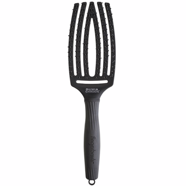 OLIVIA GARDEN Cepillo Desenredar Jabalí Fingerbrush Negro