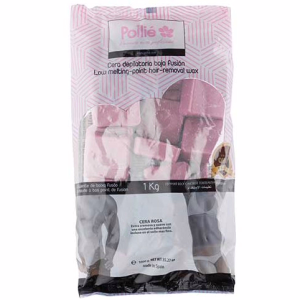 POLLIÉ Cera Rosa Pastillas Baja Fusión 1kg 06323