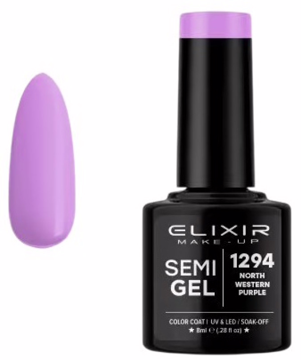 ELIXIR Esmalte Nº1294 North Western Purple Semipermanente 8ml