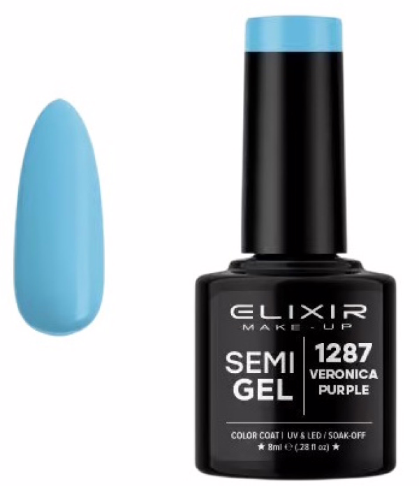 ELIXIR Esmalte Nº1287 Veronica Purple Semipermanente 8ml