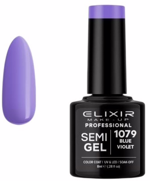 ELIXIR Esmalte Nº1079 Blue Violet Semipermanente 8ml
