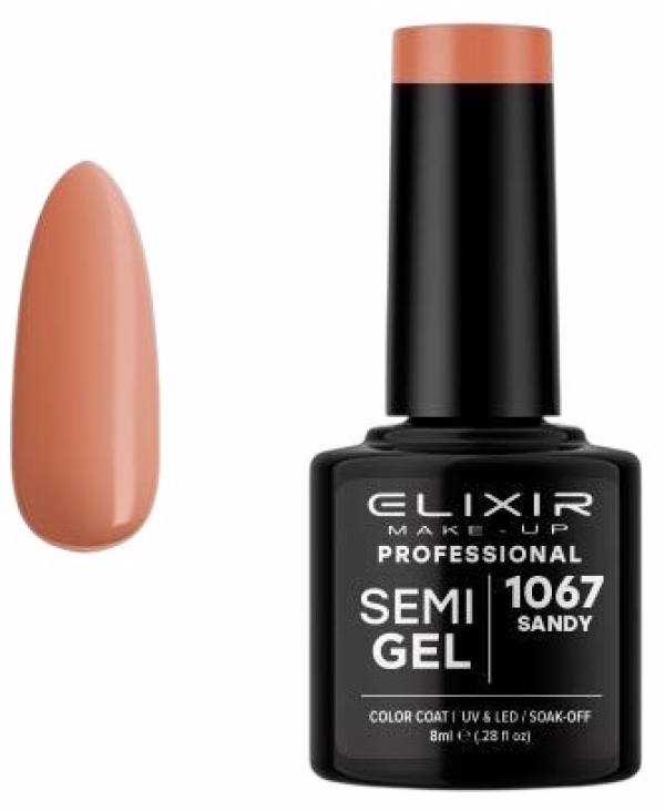 ELIXIR Esmalte Nº1067 Sandy Semipermanente 8ml