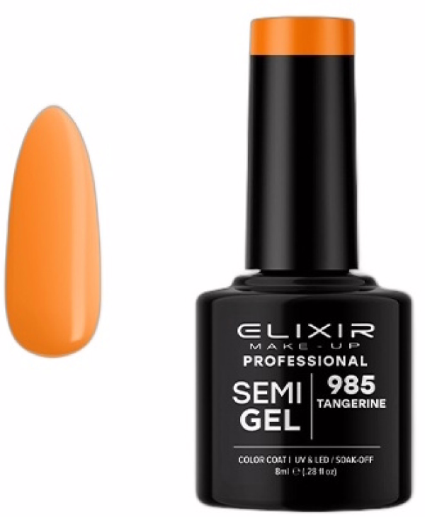 ELIXIR Esmalte Nº985 Tangerine Semipermanente 8ml