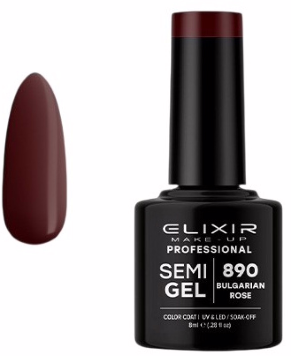 ELIXIR Esmalte Nº890 Bulgarian Rose Semipermanente 8ml