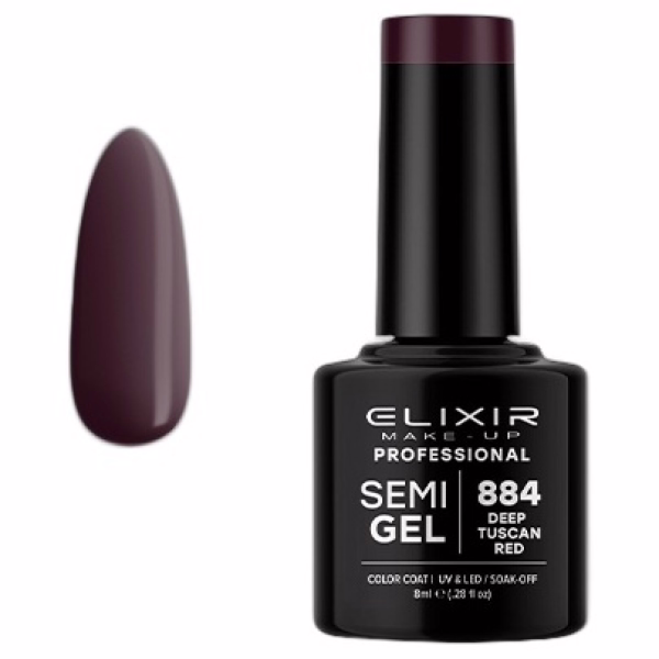 ELIXIR Esmalte Nº884 Deep Tuscan Semipermanente 8ml