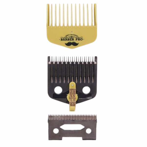 BARBER PRO Peine Guía Ajustable Clipper Amarillo