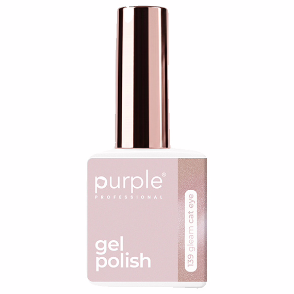 PURPLE Esmalte P.139 Gleam Cat Eye Semipermanente 10ml