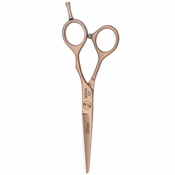 EUROSTIL Tijera Corte Microdentada Neostar Rose Gold 5.5" 06964/70