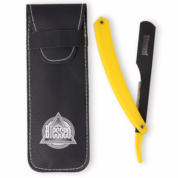 BLESSED Navaja Carril Mango Plástico Amarilla 09170/61